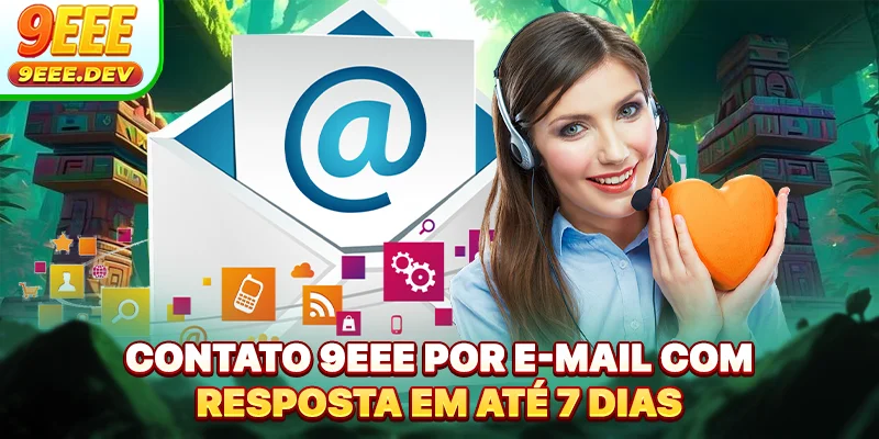 Contato 9EEE por e-mail com resposta em até 7 dias