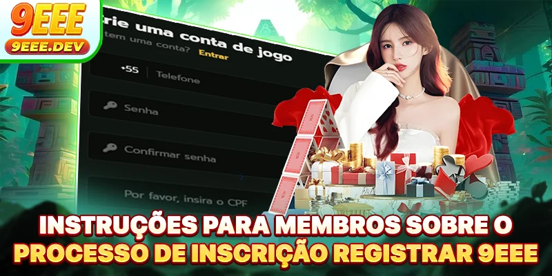 Instruções para membros sobre o processo de inscrição registrar 9EEE